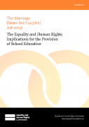 The Marriage (Same Sex Couples) Act 2013: Provision of School Education